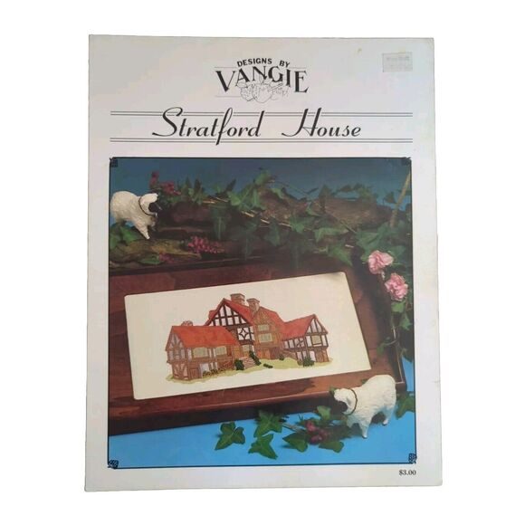 CROSS STITCH PATTERN LEAFLET DESIGNS BY VANGIE STRATFORD HOUSE L-7 - Picture 1 of 2